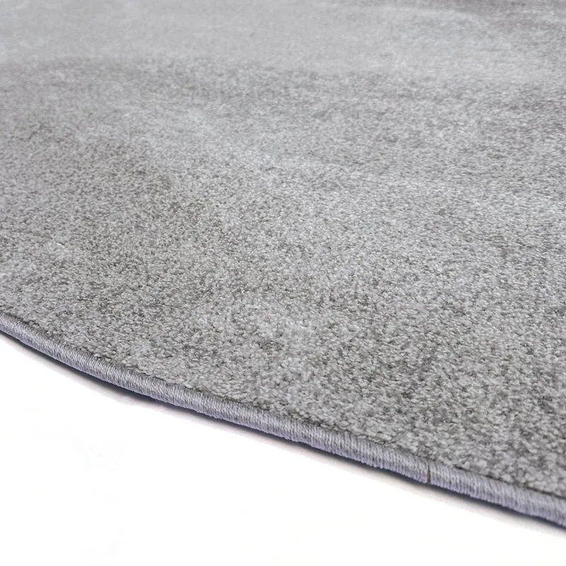 Tapis PACIFIK gris rond