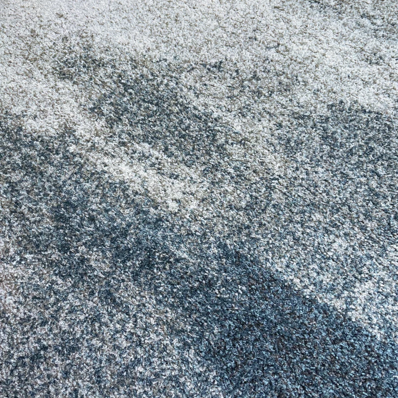 Tapis bleu rond Pacifik