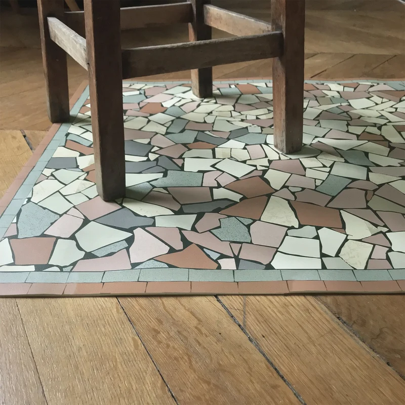 Tapis vinyle mosaique Sienna