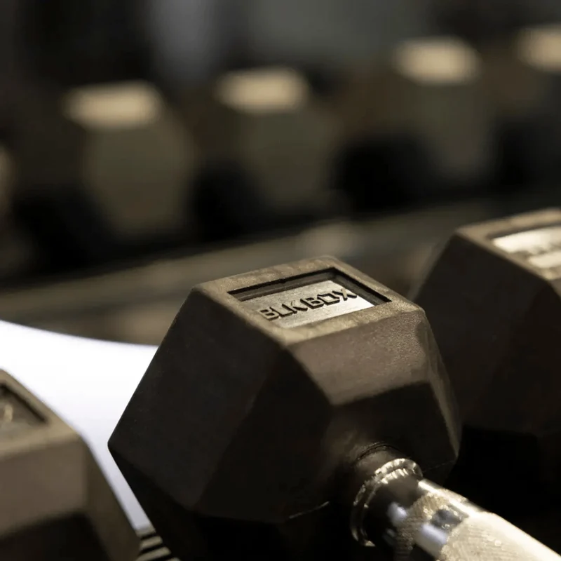 Rubber Hex Dumbbell
