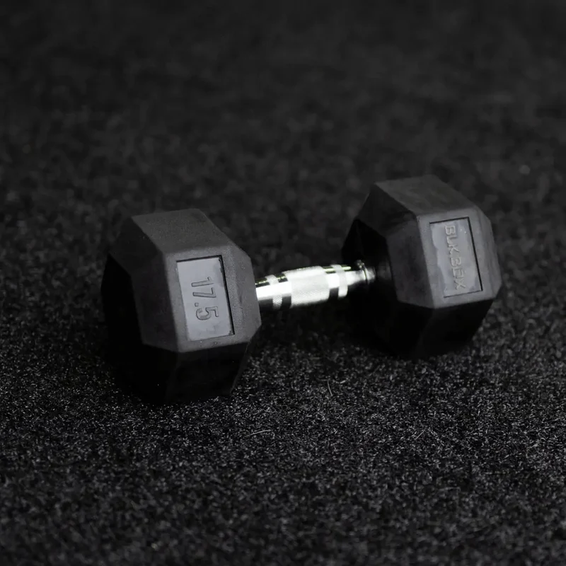 Rubber Hex Dumbbell