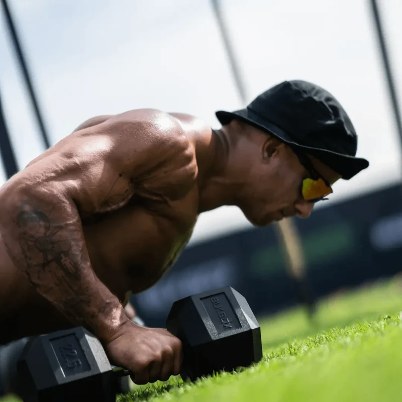 Rubber Hex Dumbbell
