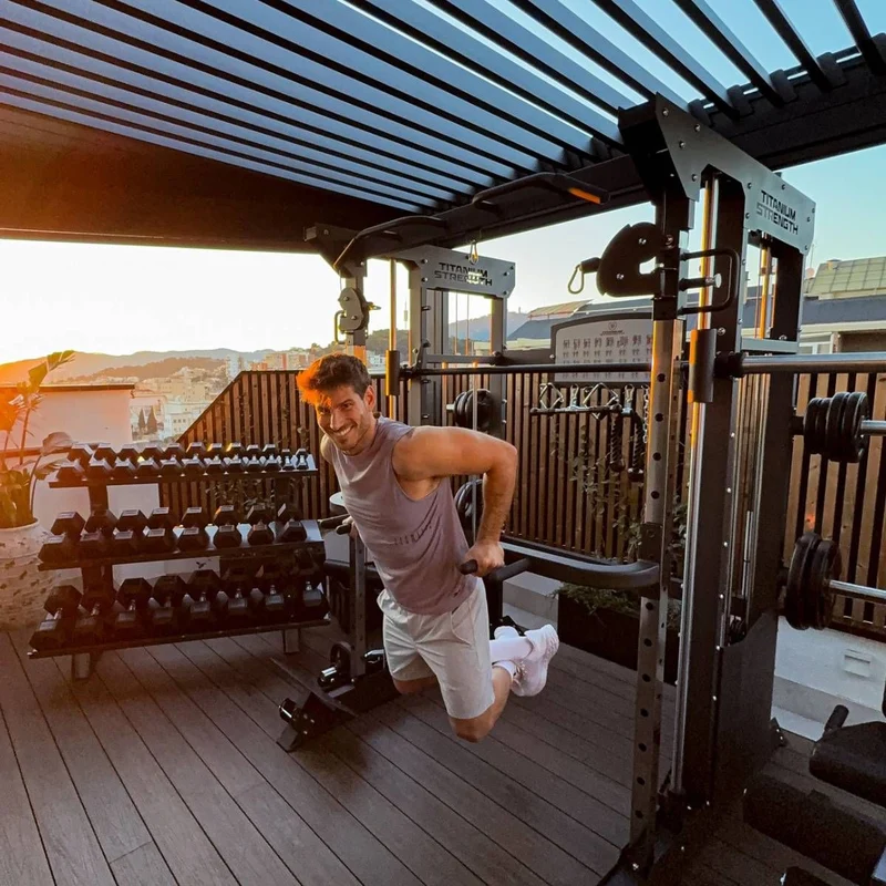Station de Musculation avec 2 Charges de 100 kg B200 V2
