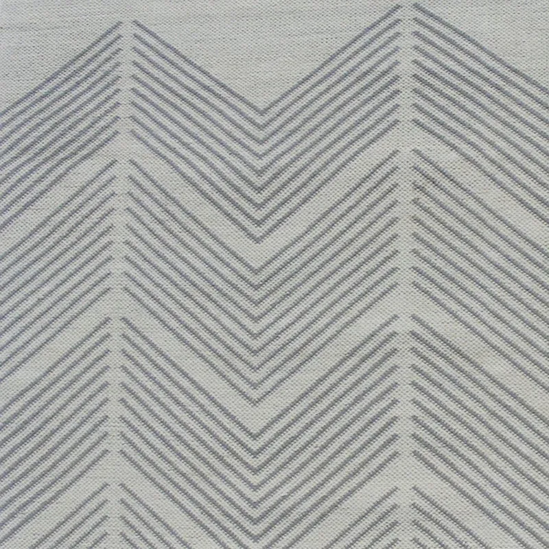 Tapis gris Zig Zag