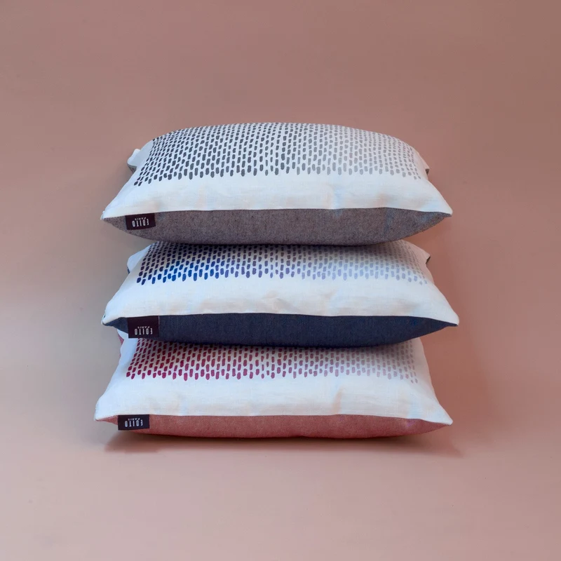 Housse de coussin Rainbow Bleu