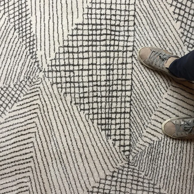 Tapis gris Polymagoo