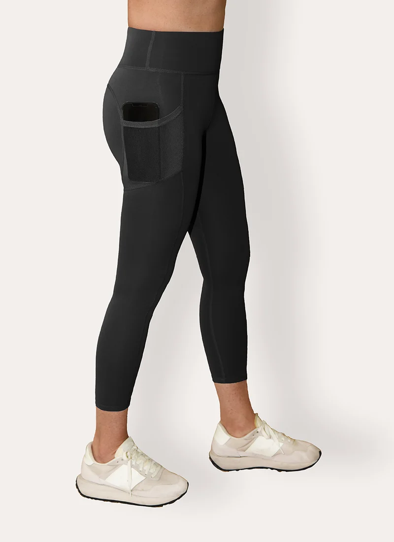 Legging fitness taille haute Noir