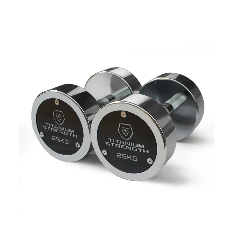 Set d’Haltères Chromées 2,5–25 kg + Rack