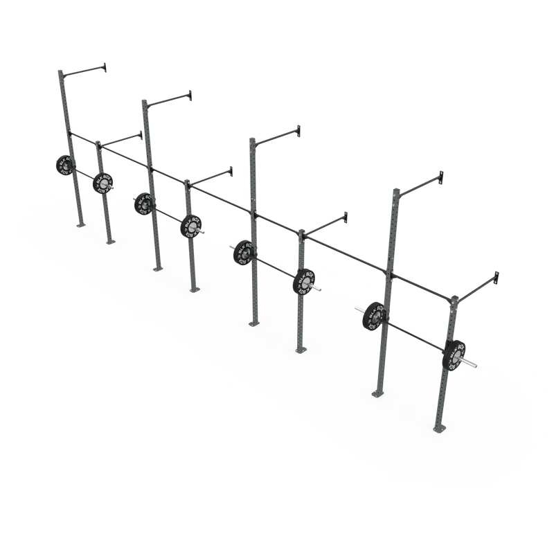 3 Series Wall Mounted High Low Rig 4 Bay