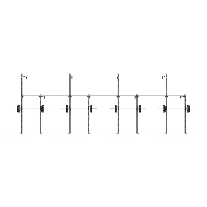 3 Series Wall Mounted High Low Rig 4 Bay