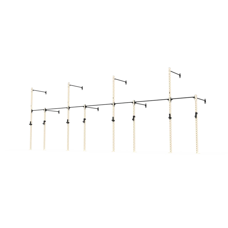 3 Series Wall Mounted High Low Rig 4 Bay