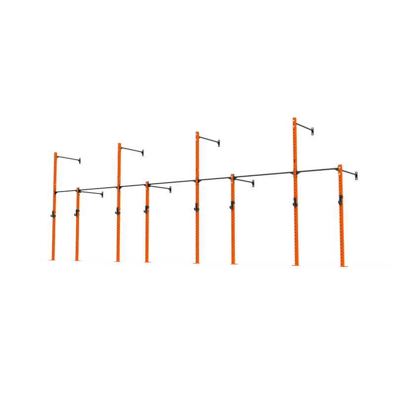 3 Series Wall Mounted High Low Rig 4 Bay