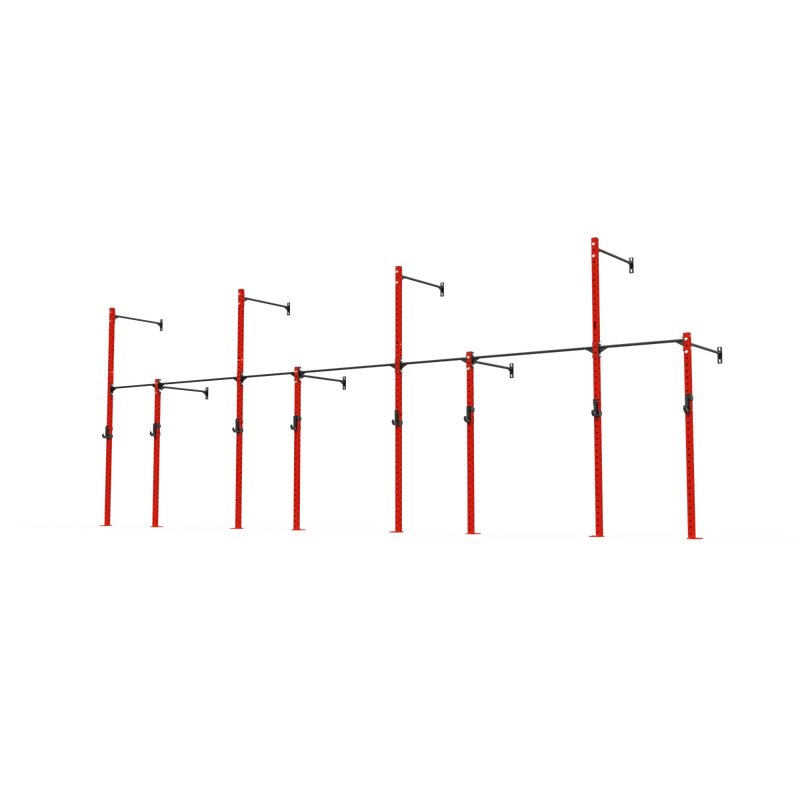 3 Series Wall Mounted High Low Rig 4 Bay