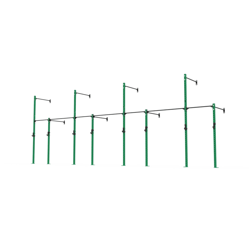 3 Series Wall Mounted High Low Rig 4 Bay