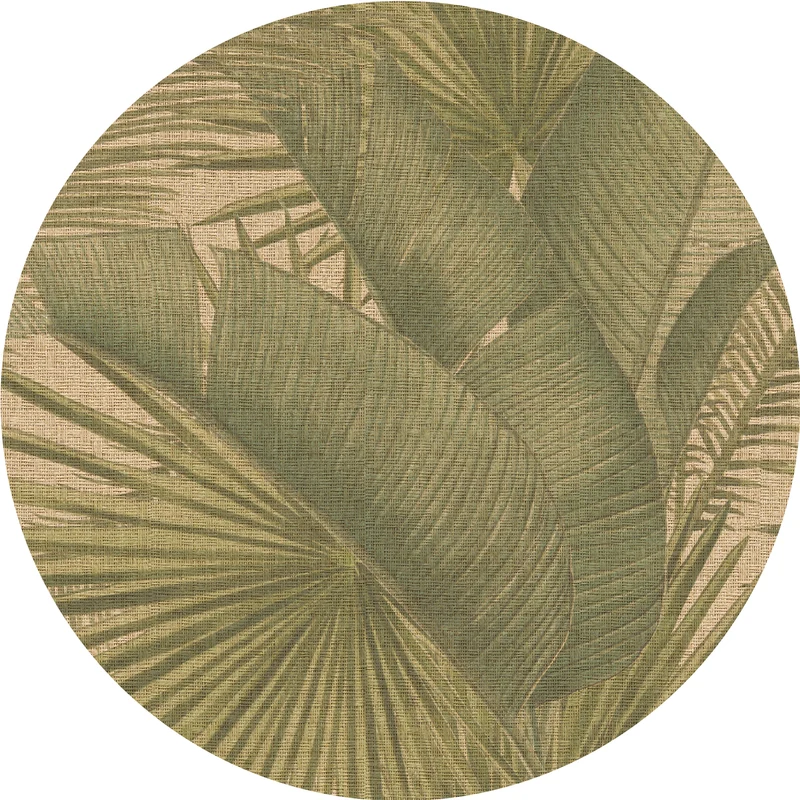 Tapis en vinyle pour intérieur / extérieur – Tropical