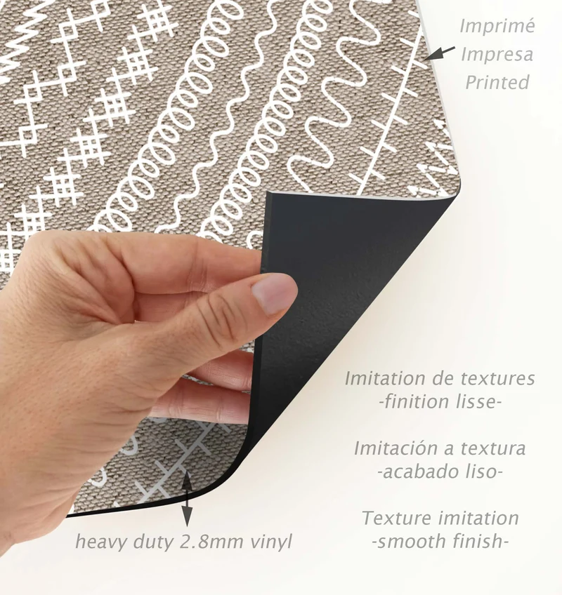 Tapis en vinyle pour intérieur / extérieur – Kamal