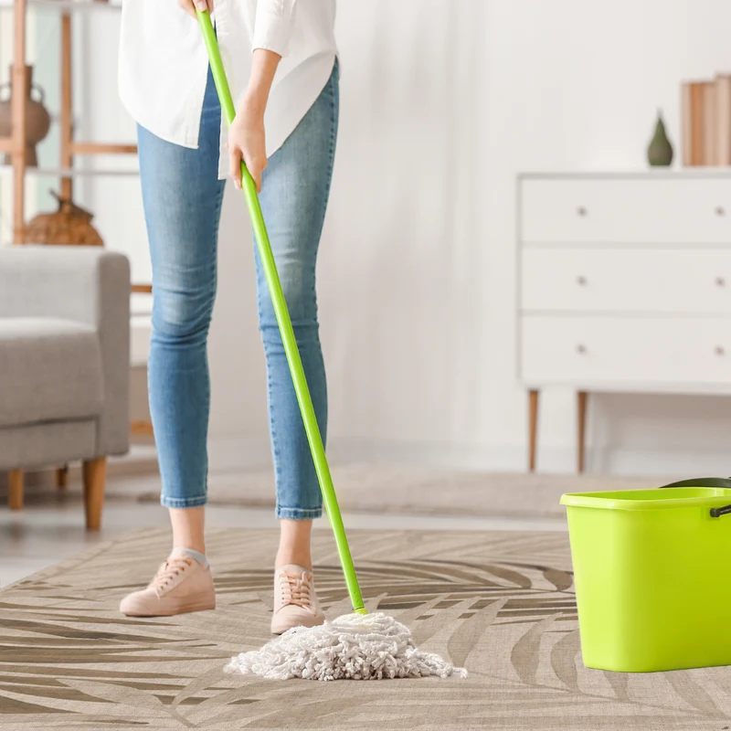 Tapis en vinyle pour intérieur / extérieur – Nature palmiers sepia