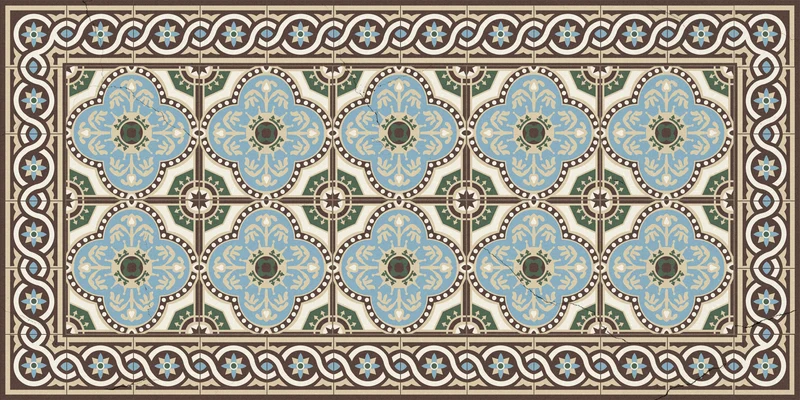 Tapis en vinyle pour intérieur / extérieur - Diva