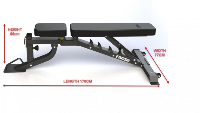 Banc Réglable avec Pupitre de Biceps et Extension de jambes - Force USA MyBench