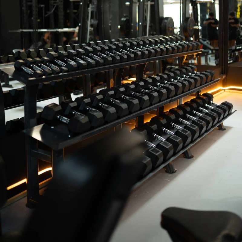Haltères Hexagonales 2-30Kg + Rack de rangement TH30
