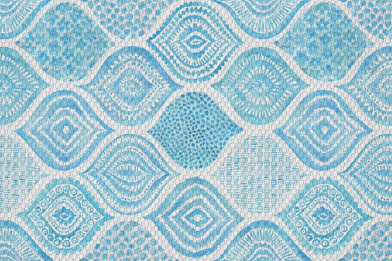 Tapis en vinyle pour intérieur / extérieur - Aqua