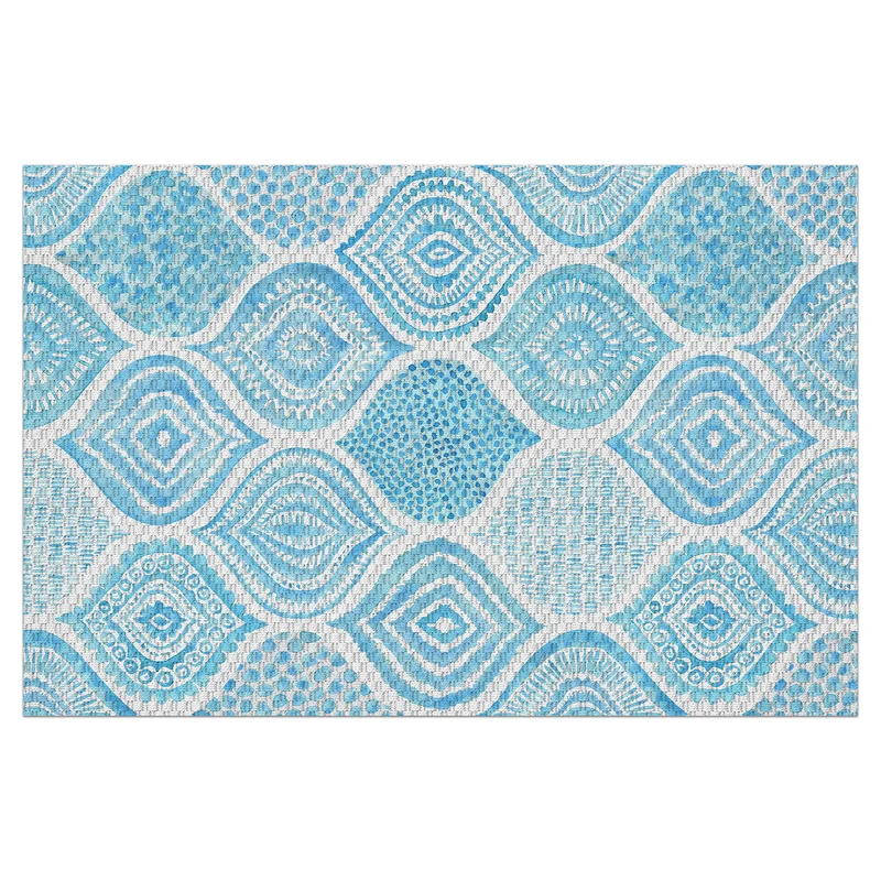 Tapis en vinyle pour intérieur / extérieur - Aqua