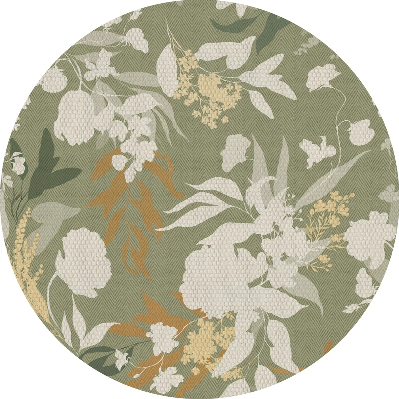 Tapis en vinyle pour intérieur / extérieur - Jardín vert