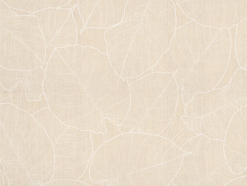 Tapis en vinyle pour intérieur / extérieur - Feuilles sables
