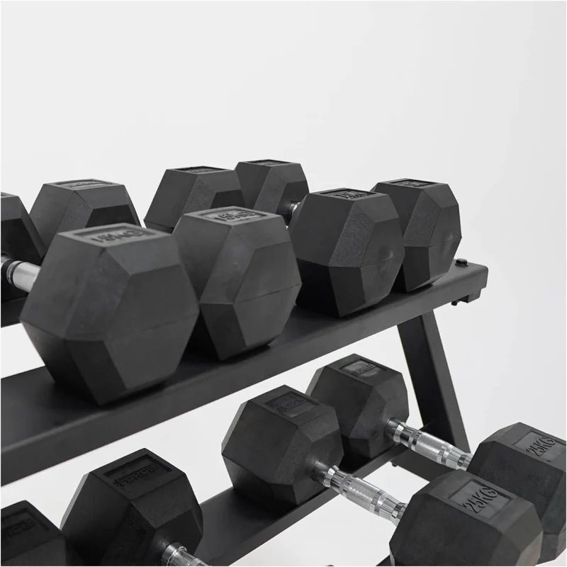 Force USA Étagère à 3 Niveaux pour Haltères Hexagonaux