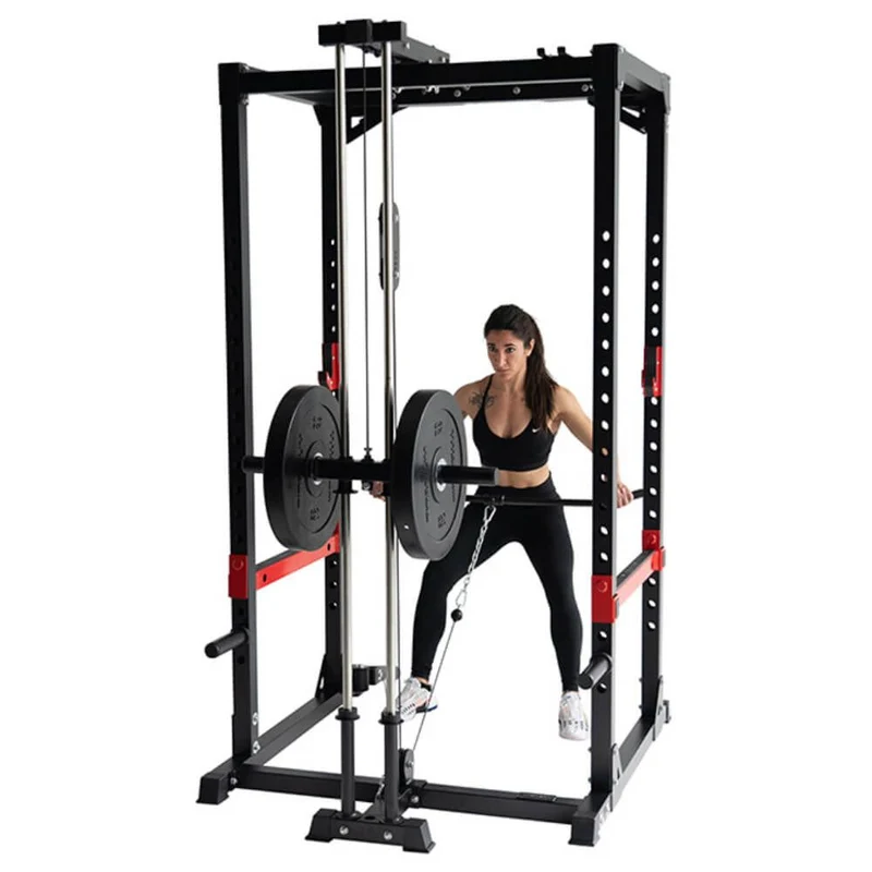 Cage squat combo poulie