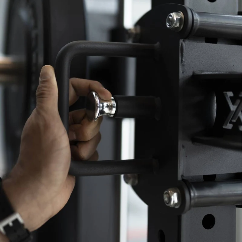 Smith Machine Multifonctionnelle B500 PRO - Machine Smith Commerciale à Double Poulie + Rack