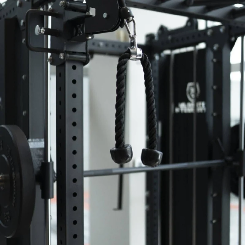Smith Machine Multifonctionnelle B500 PRO - Machine Smith Commerciale à Double Poulie + Rack