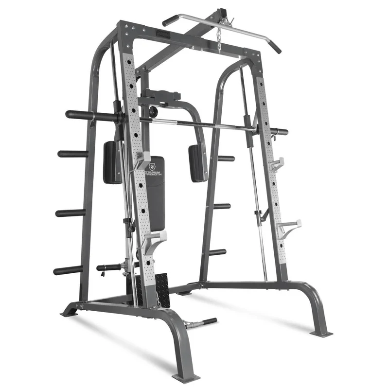 Multipower - Smith Machine Avec Poulie Haute et Basse