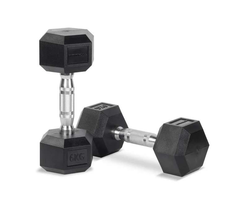 Set d'haltères hexagonaux 2- 20kg TH20 + Rack