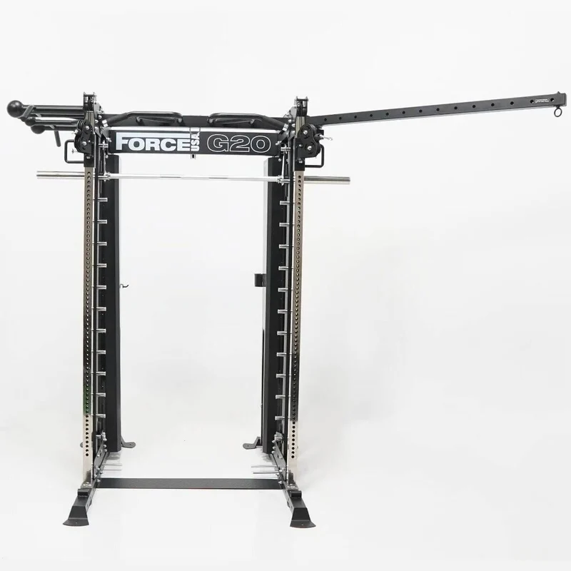 Machine Multifonctionnelle G20 V2 Pro All-In-One Trainer - Smith Machine, Functional Trainer, Power Rack, Vertical Leg Press et Lat and Row Station