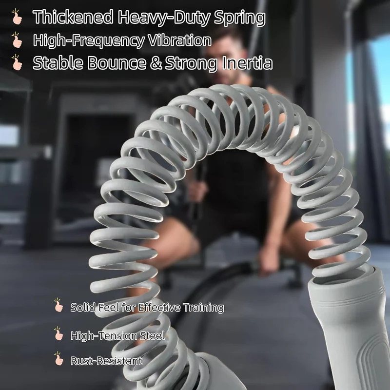 Umay Portable Cordless Battle Rope Weighted for Strength Workout (2 PCS)