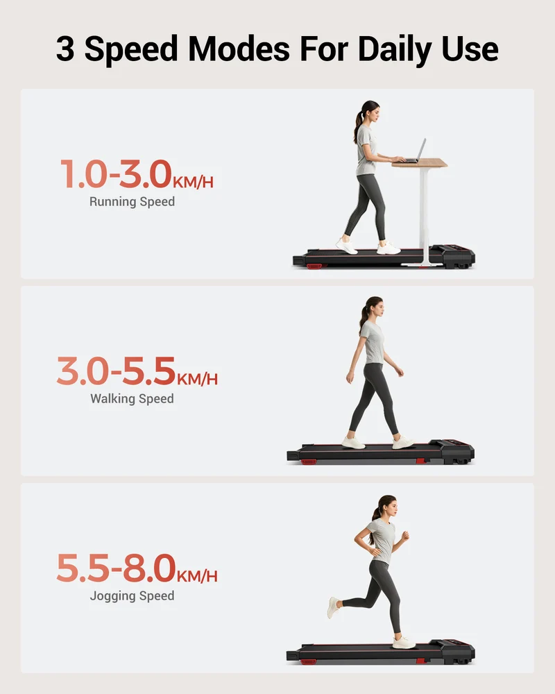 Umay U19 3-in-1 Vibration Walking Pad with 15% Incline & 8 KM/H