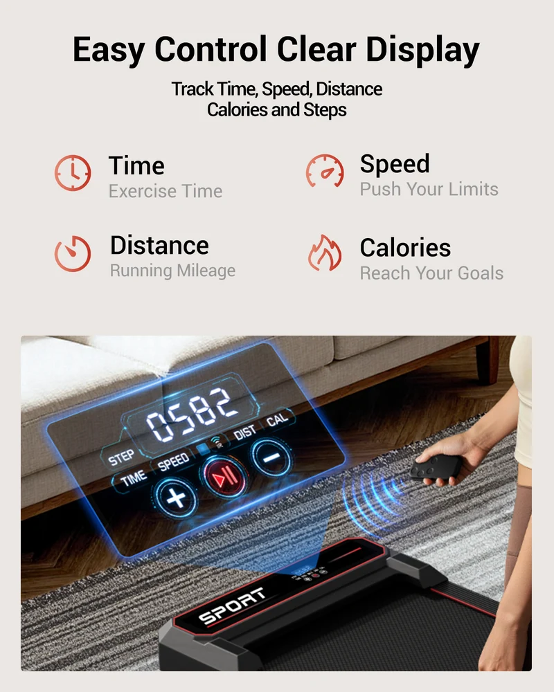 Umay U19 3-in-1 Vibration Walking Pad with 15% Incline & 8 KM/H