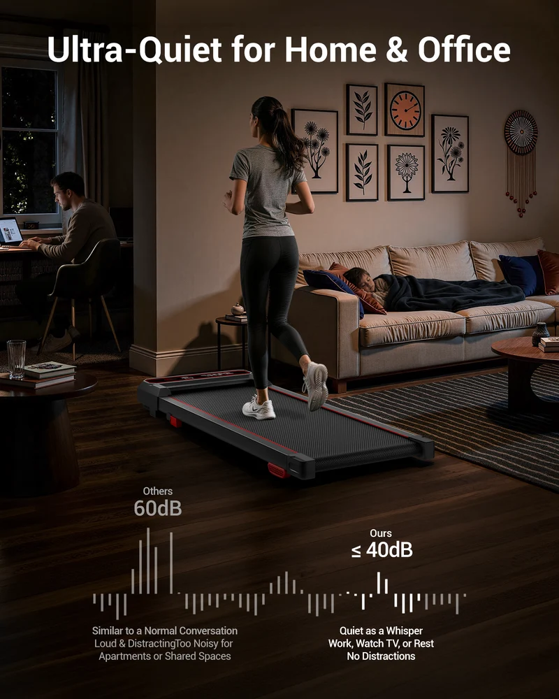 Umay U19 3-in-1 Vibration Walking Pad with 15% Incline & 8 KM/H