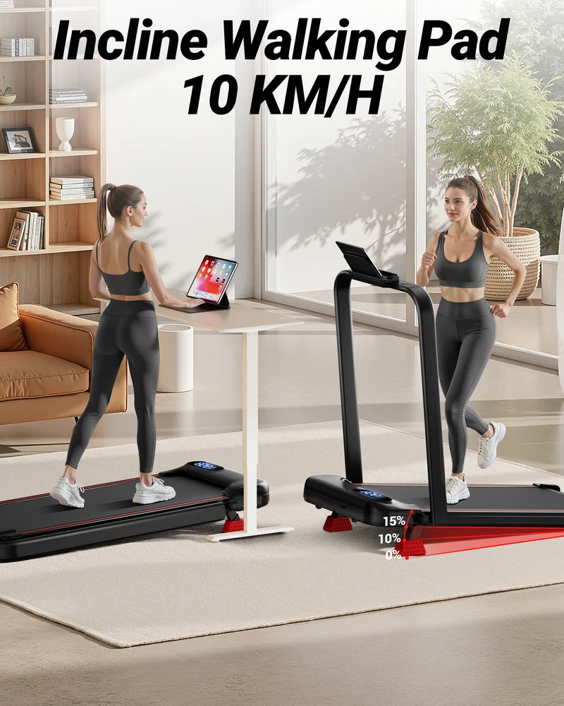 Umay U20F Folding 3-in-1 Walking Pad with 10%/15% Incline 1-10 km/h