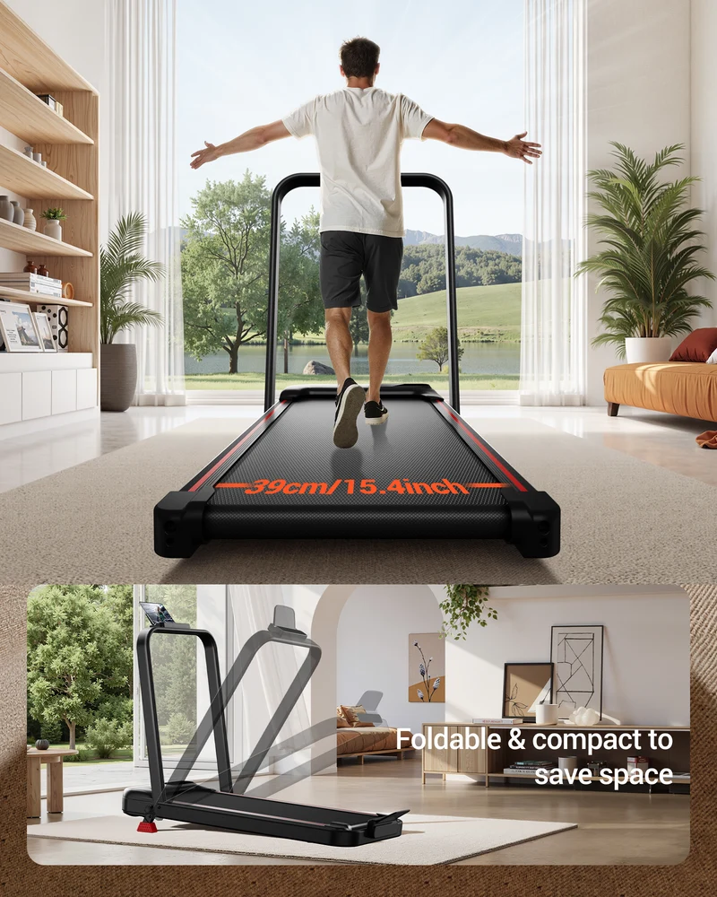 Umay U20F Folding 3-in-1 Walking Pad with 10%/15% Incline 1-10 km/h