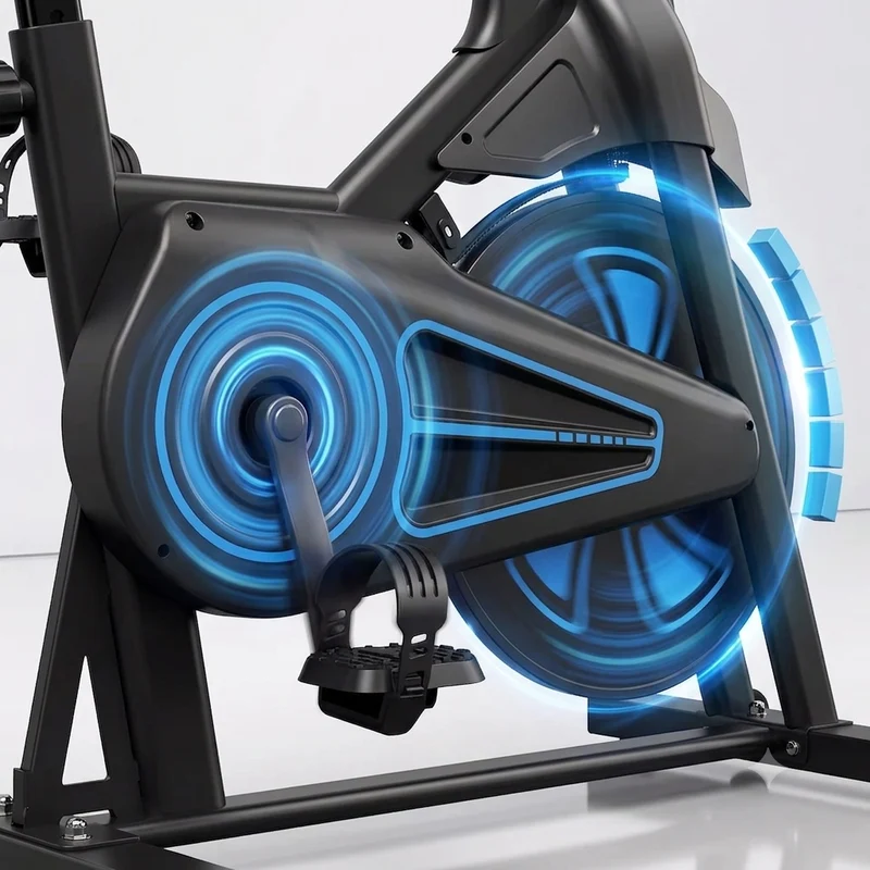 Vélo d'appartement spinning Fitmovéa QK116C – magnétique, volant 12 kg