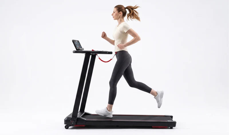 Tapis de course pliable Fitmovéa T12 – 12 km/h, inclinaison, Bluetooth
