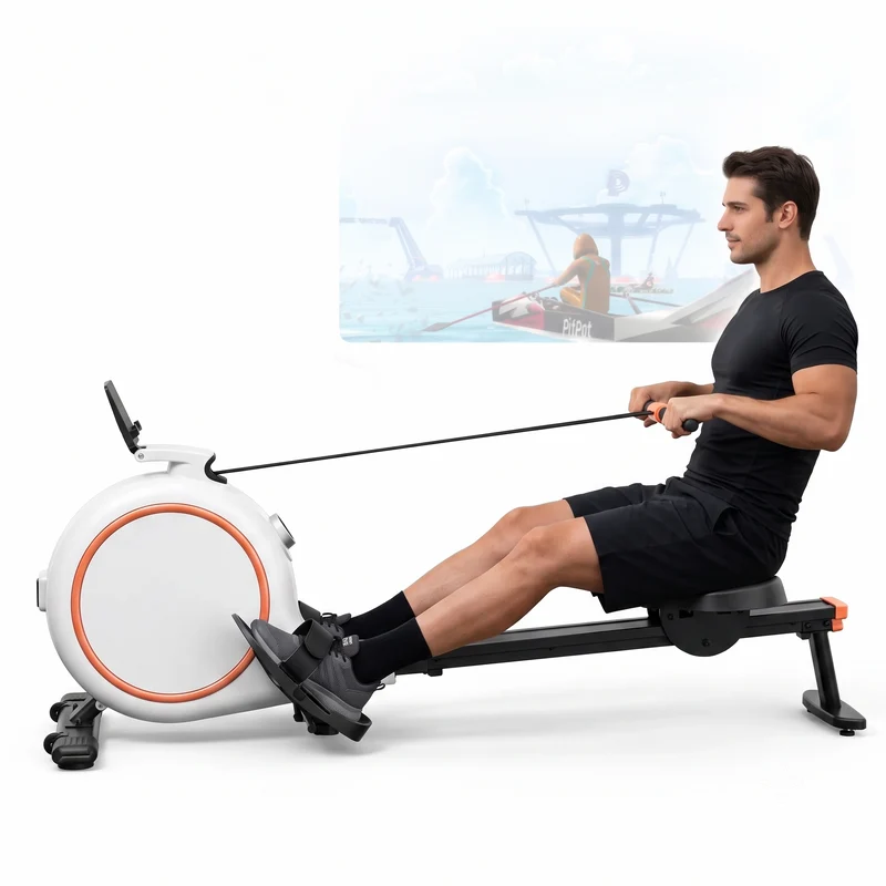 Rameur magnétique Fitmovéa R32 – 32 niveaux de résistance, écran LED