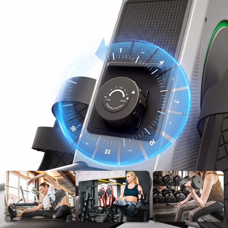 Rameur magnétique pliable Fitmovéa RM3 – 16 niveaux, Bluetooth