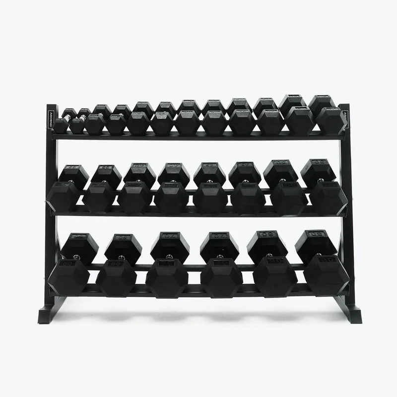 Bundle: Hex Dumbbells & Rack