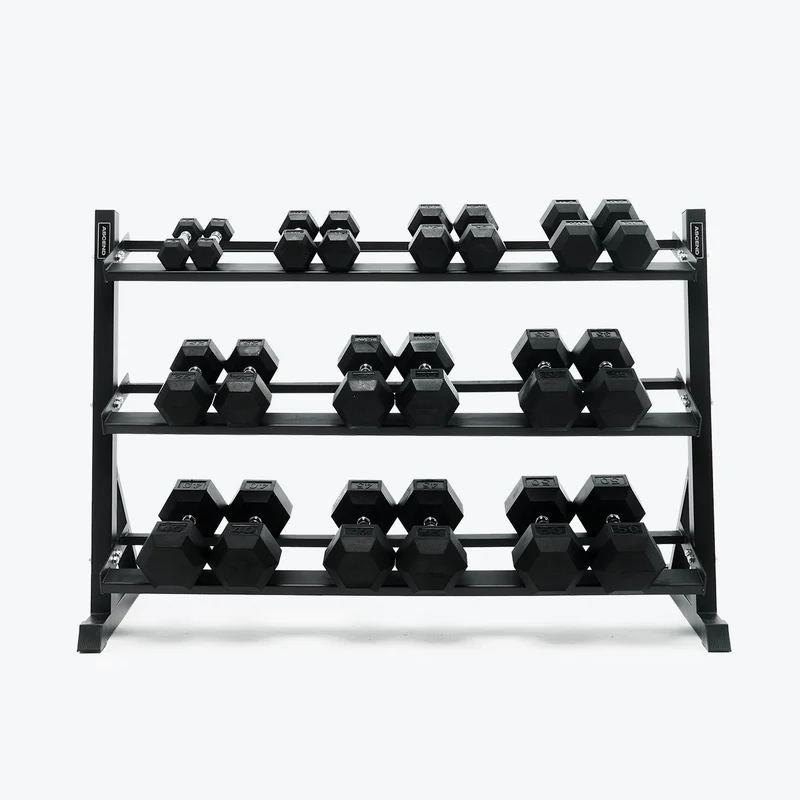 Bundle: Hex Dumbbells & Rack