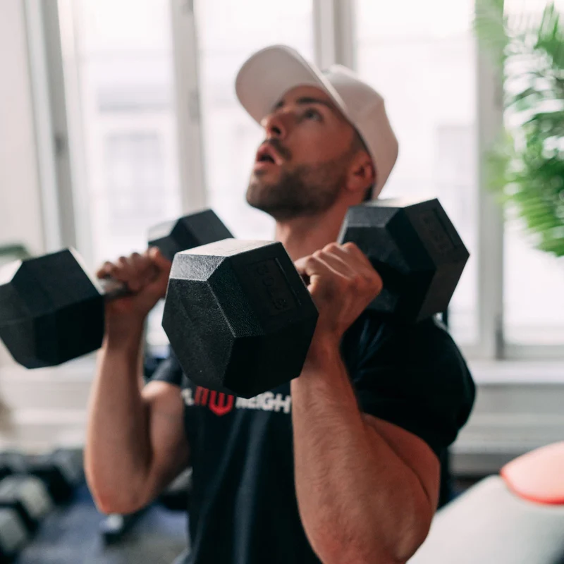 Bundle: Hex Dumbbells & Rack