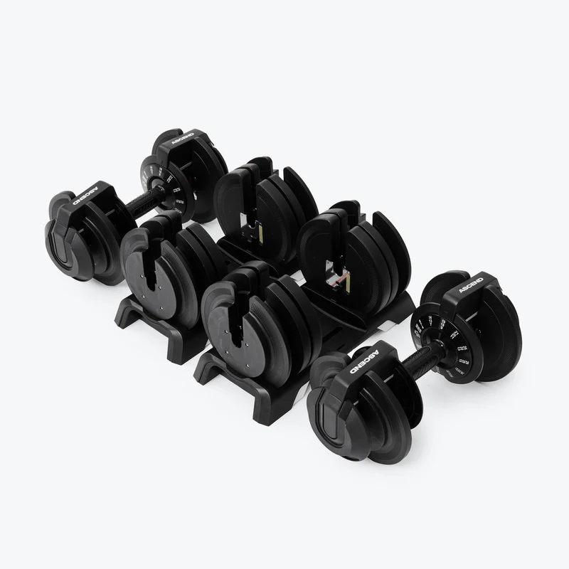 Bundle : Ascend 3-in-1 Adjustable Dumbbells (7 to 52.5 lb) & Bench