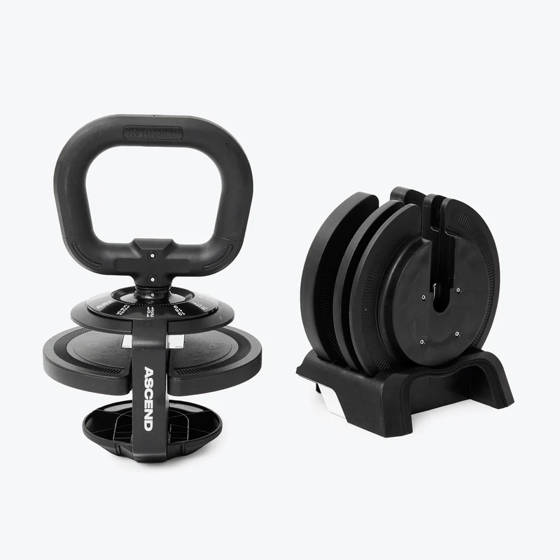 Bundle : Ascend 3-in-1 Adjustable Dumbbells (7 to 52.5 lb) & Bench